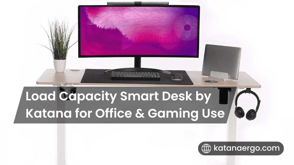 Load Capacity Smart Desk by Katana for Office & Gaming Use