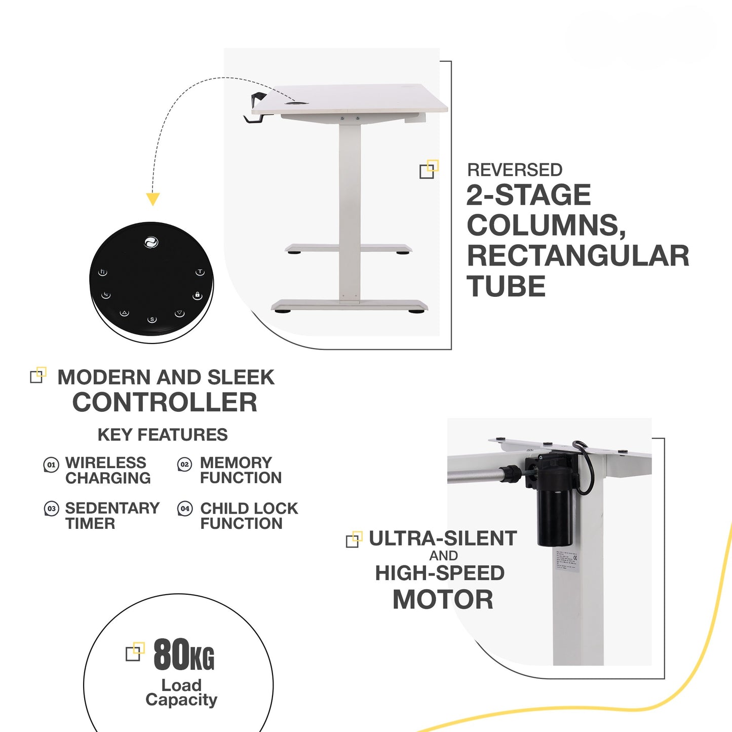 Katana Smart Electric Height Adjustable Sit Stand Desk