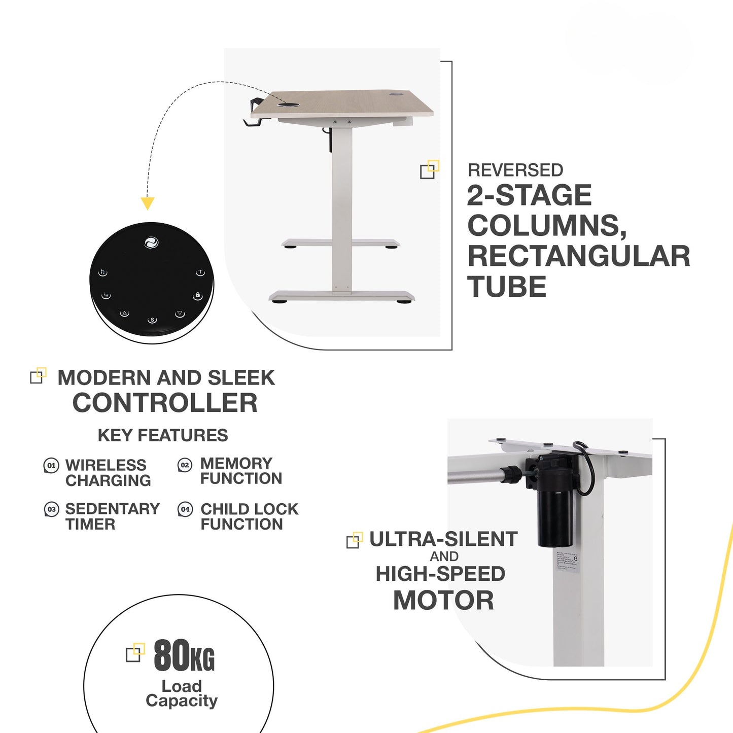 Katana Smart Electric Height Adjustable Sit Stand Desk
