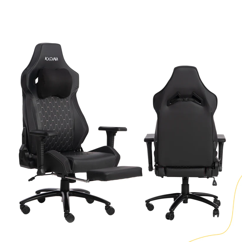 KT-04 Premium Leather 4D Adjustable Armrests Gaming Office Chair Premium PU Leather